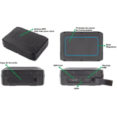 Rastreador GPS 4G Investigativo PT-70X sem mensalidade